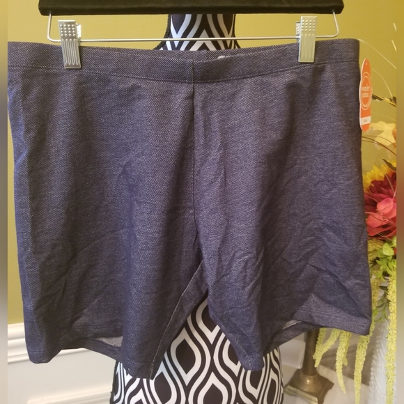 NEW Girls Wonder Nation 3-Pack Solid Bike Shorts Plus (Black, Jean and Gray) - Picture 3 of 7